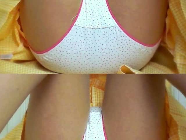 Squatting Pantie Tease