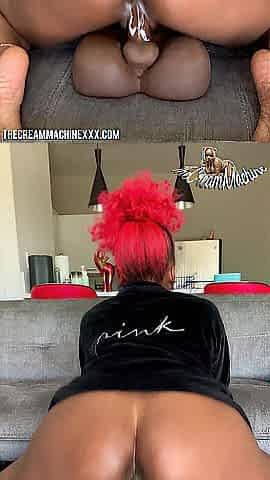 Sneaky Freak Caught Masturbating - Vagina & Throat Double Penetration