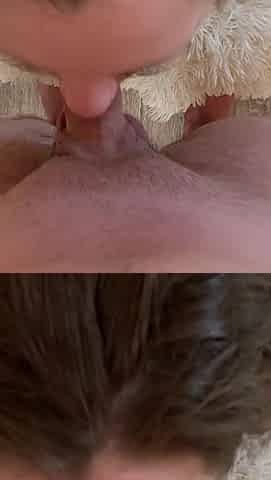 Beautiful Brunette with Big Tits Loves to Suck Cock!