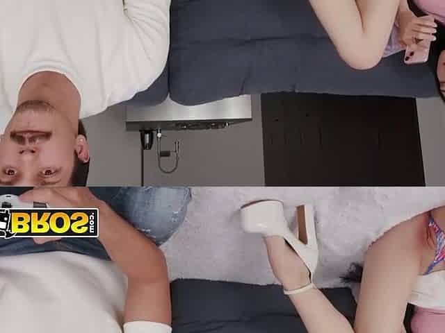 Brunette bitch got her boyfriend fucking her anal hole really hard