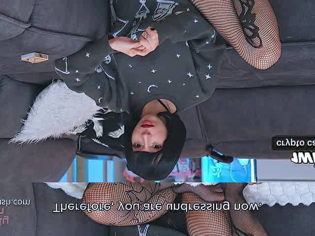 Hawt Punk Cutie Made me Cheat and Creampie Her for Halloween Ritual