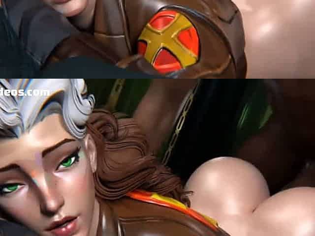 Marvel Rivals Rogue cheating on Gambit with BBC