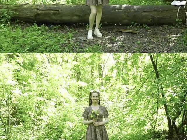 The photo shoot ended with anal cheating on the bride.