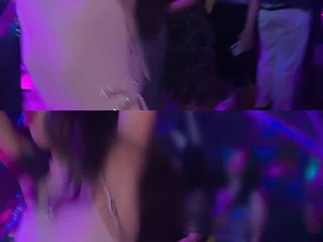 Cutie allowed herself to be drilled in all holes in nightclub crapper