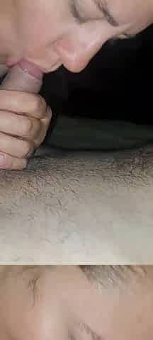 Sucking dick well at night