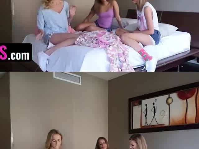 Liza Rowe, Emma Hix And Shyla Ryder Starring In A Hot Pajamas Party