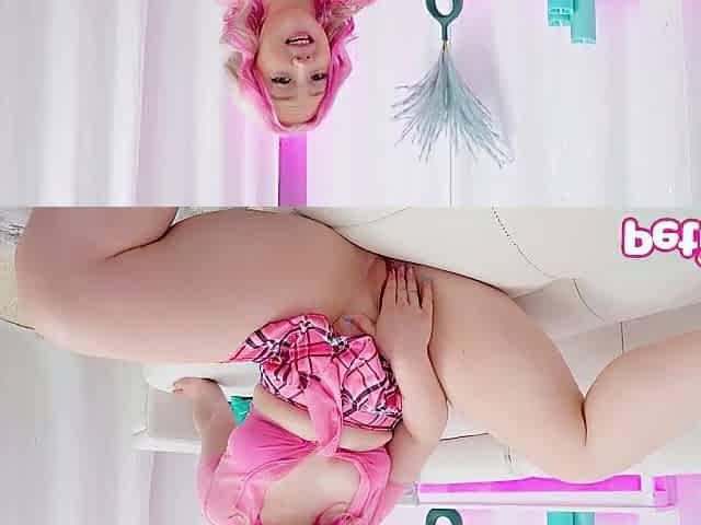 Petite18- Cute Eva Nyx Bows Over For a Hard Bang and a Frothy Creampie