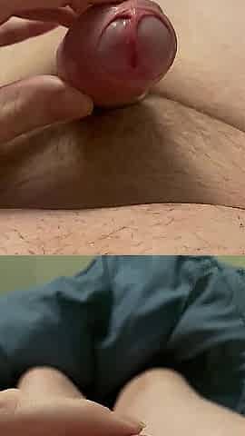 wanking my cute hotty dick :o