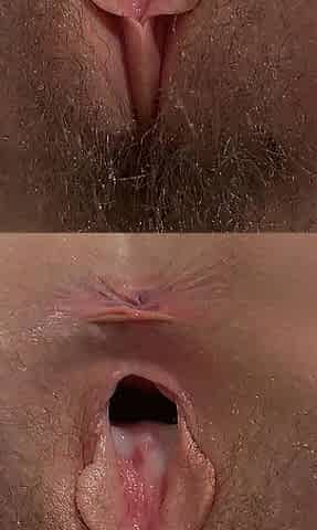 Farting out all of his load from my cunt after the MOST GOOD creampie