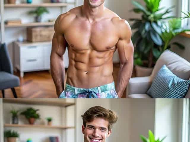 My STR8 NEIGHBOUR Caught Me Bare And Did IT... (Homo Love Story)