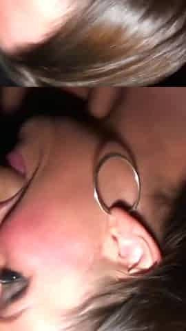 Curvy Slut MILF Wife Danni Is Dogging at Nighttime Sucking off Every Hard Cock Offered to Her