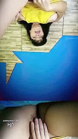 Venezuelan with large unshaved snatch masturbates to climax