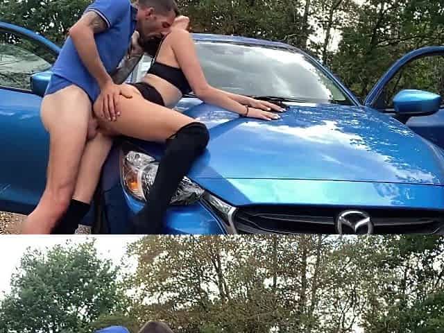 Emmanuelle Worley French Whore Fucked Outside
