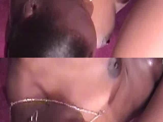 Two Horny Ebony And Big White One-eyed snake