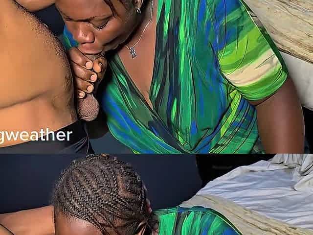 Black Matured Neighbor Taking BBC