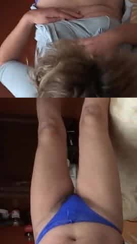 My Hot Wife Showing off Her Delicious Tits for Them