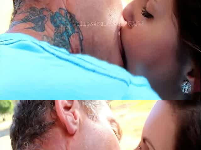 Amateur outdoor fuck from dawn to dusk