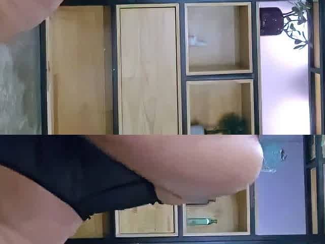 Brunette solo honey shows her masturbating skills