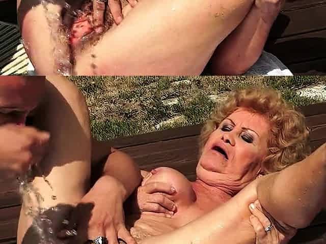 Hot milf doggystyle with cumshot