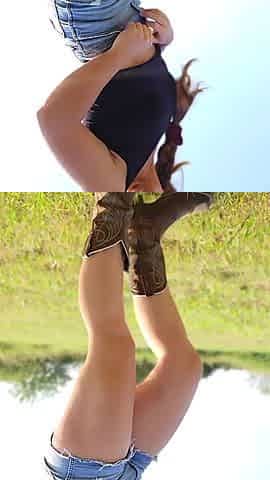 Redhead Preps Tight Ass for Anal on the Farm