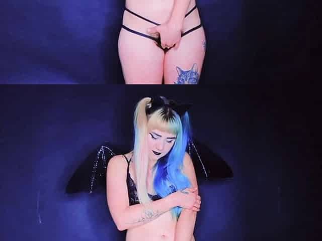 Bat Girl Wakes up From Orgasm