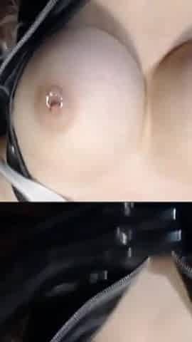 Dildo Titfuck