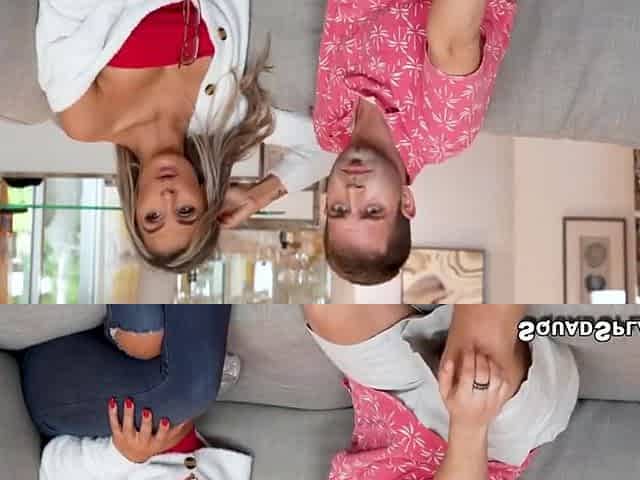 Mandy Tyler And Mandy Rhea - Busty Milf Squeezes Big Cock