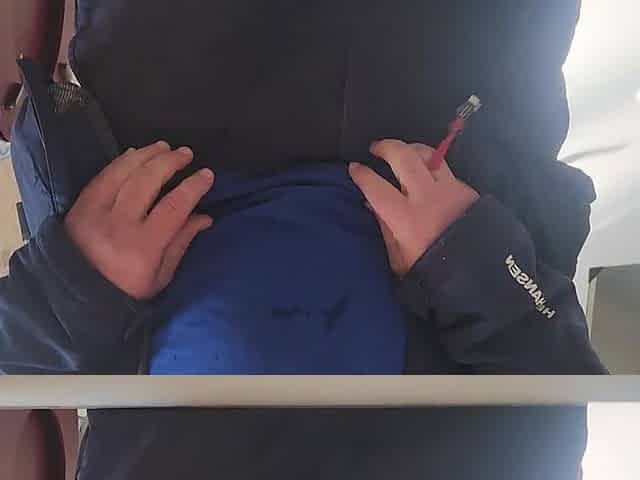 Pissing and washing on a worthy day