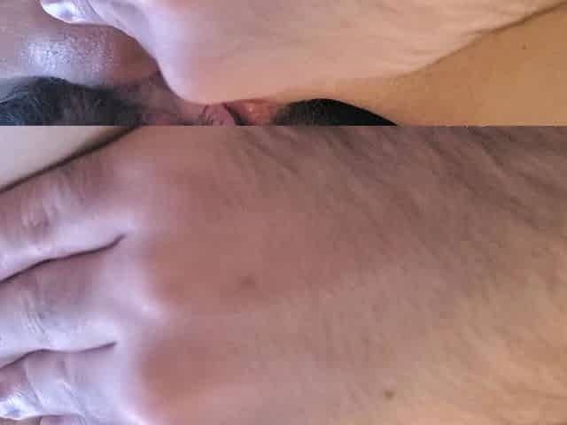 Glamour young amateur lesbos licking clit and fingering