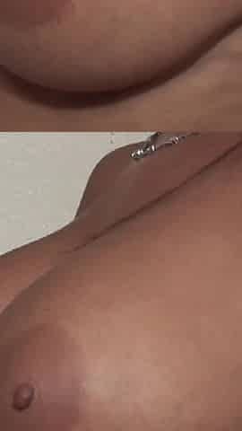 Brunette milf with big boobs gets pussy licked and fucked