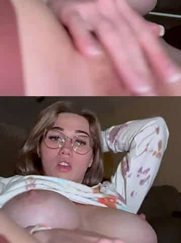 Big boobs milf masturbates with her dildo