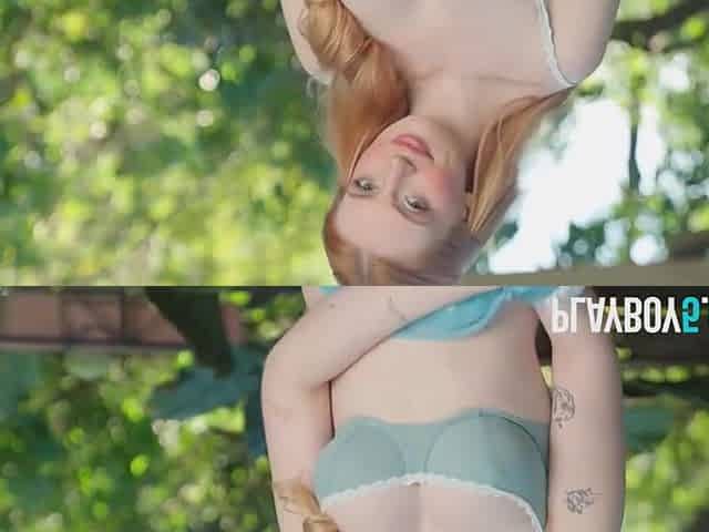 Big-titted Redhead Stepmom Exposes Hairy Cunt With Maya Kendrick
