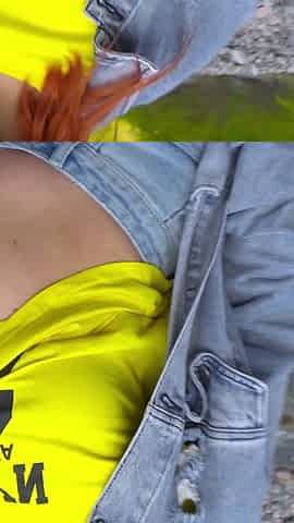 The Girl Really Loves Sex Outdoors