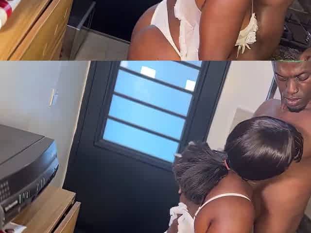 Ghana Muslim Maid Lets Horny Boss Fuck Her In The Kitchen 22 Min