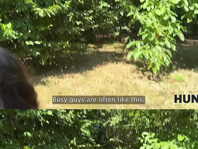 HUNT4K. Teen gives a deepthroat to an old rich stranger in the park