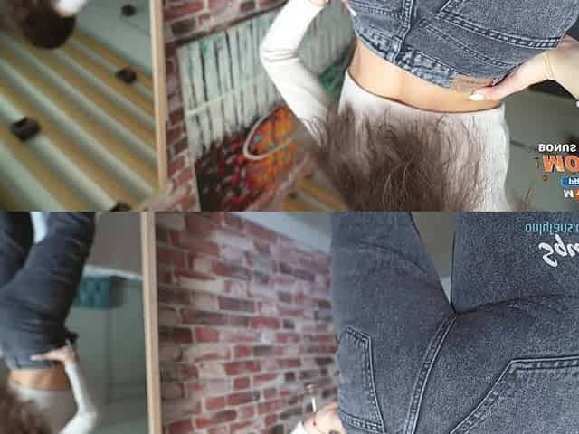 Cunning Stepfather drilled his hawt stupid Stepdaughter throughout ripped jeans