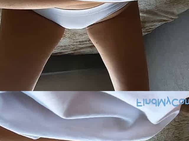 Teen Cums in White Socks - POV Amateur Solo