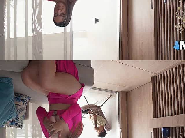 Wife cheats on spouse - stepson knows and that babe has sex with him likewise
