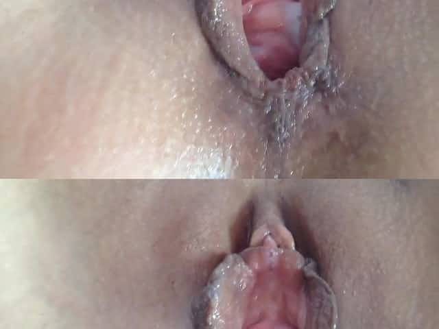 the pussy after my orgasm.