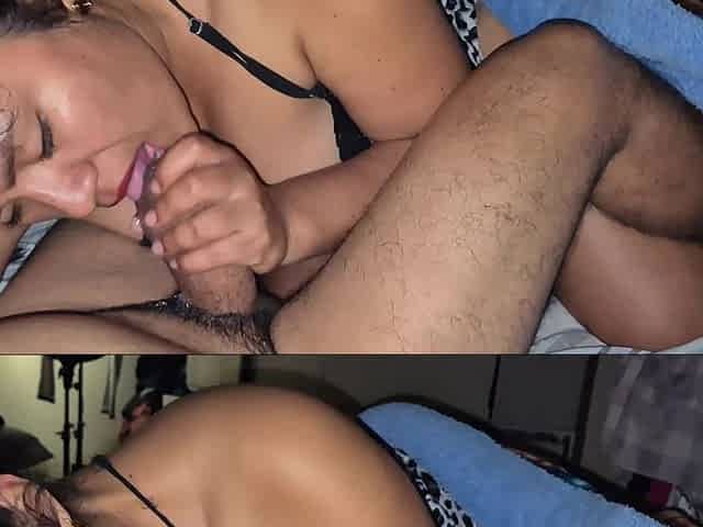 A Big Blowjob (blowjob Taken From Milk) From My Mexican Neighbor Infiel