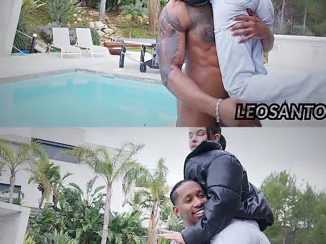 Slim hotty faces two huge bbcs in interracial three-some