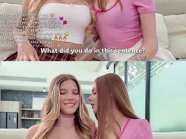 Virgin Lesbos Kiss for Tips - Live Stream Tasks Get 'em Trickling