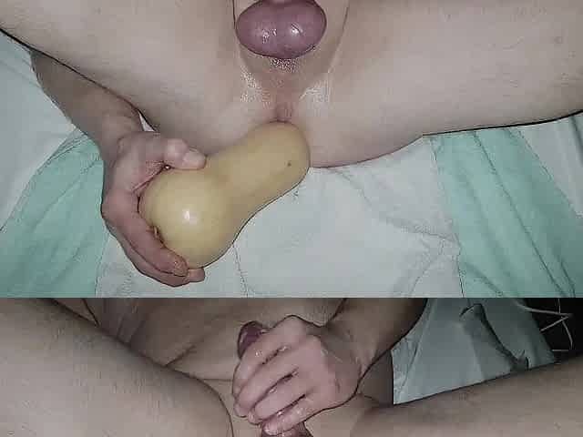 Butternut squash in butt