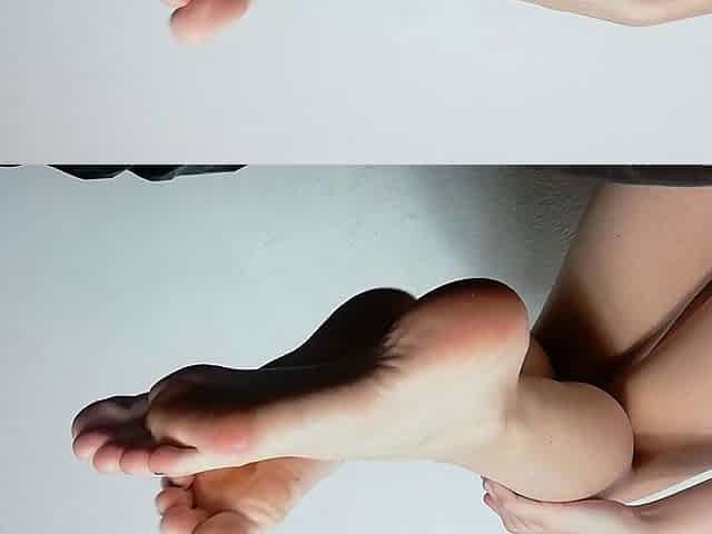 Nylon seamed foot fetish pt2