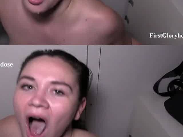 FirstGloryhole - Student ESTER 19 years Part 2 - Gloryhole