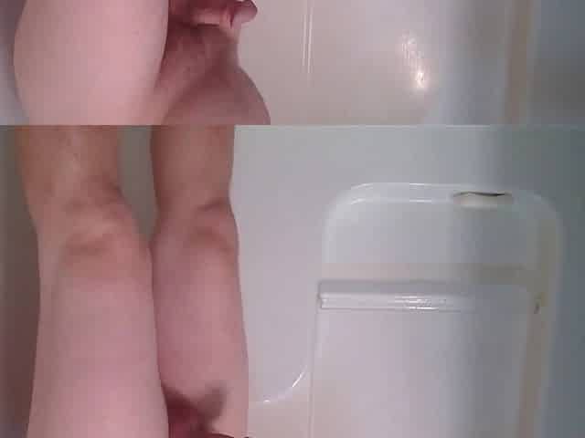 Hard Penis Exposed Pissing
