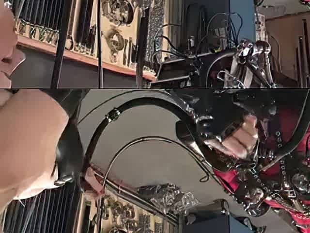 Milking machine and electrics