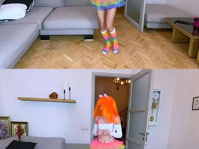 Clown fucking girl