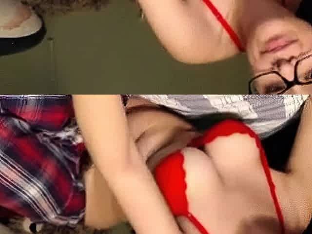 Hairy Amateur Girl Masturbating with Vibrator on Webcam