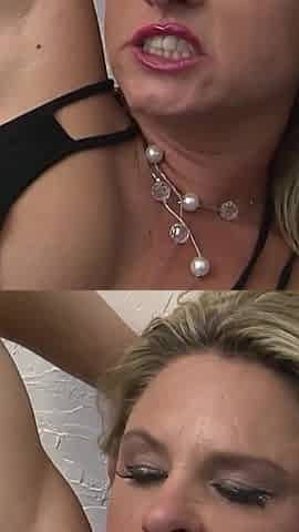 Babes Caught Big Dicks Scene 1: Busty Blonde MILF Amanda Blow Enjoys Dildo and Big Cock